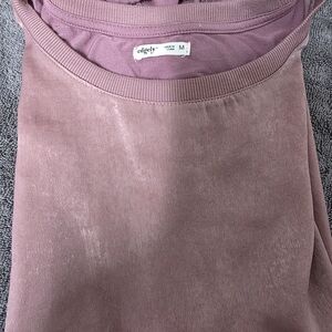 Edgely Mauve Long Sleeve Top